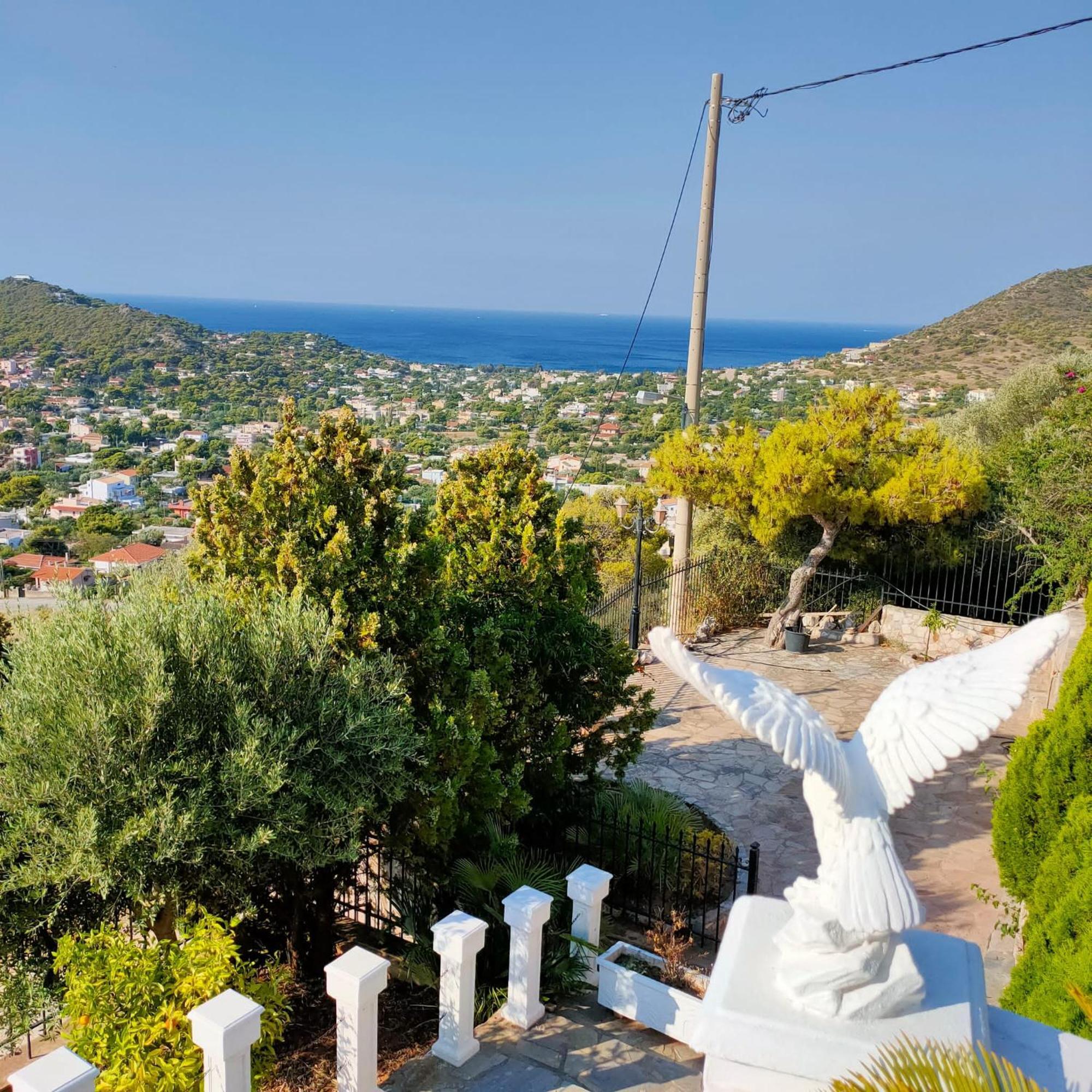 Eagles Nest Villa Athenian Riviera In Aghia Marina Near Lagonisi, Next To The Beach Close To Athens Airport Agia Marina  エクステリア 写真